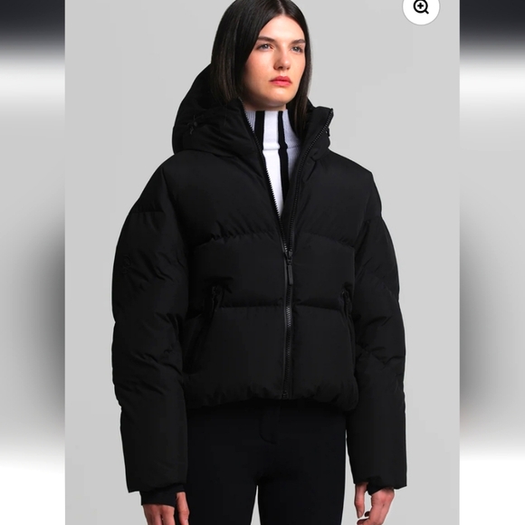 Cordova Jackets & Blazers - Cordova Meribel Hooded Down Puffer Ski Jacket Onyx Black
